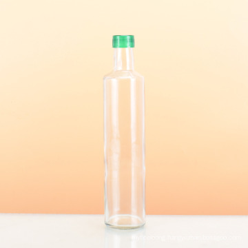 Factory Supply 500ml Glass Oil Packaging Bottle with Green Color Screw Cap